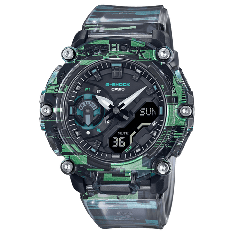 G-Shock Analog-Digital Transparent Pattern Print Men's Watch GA2200NN-1A