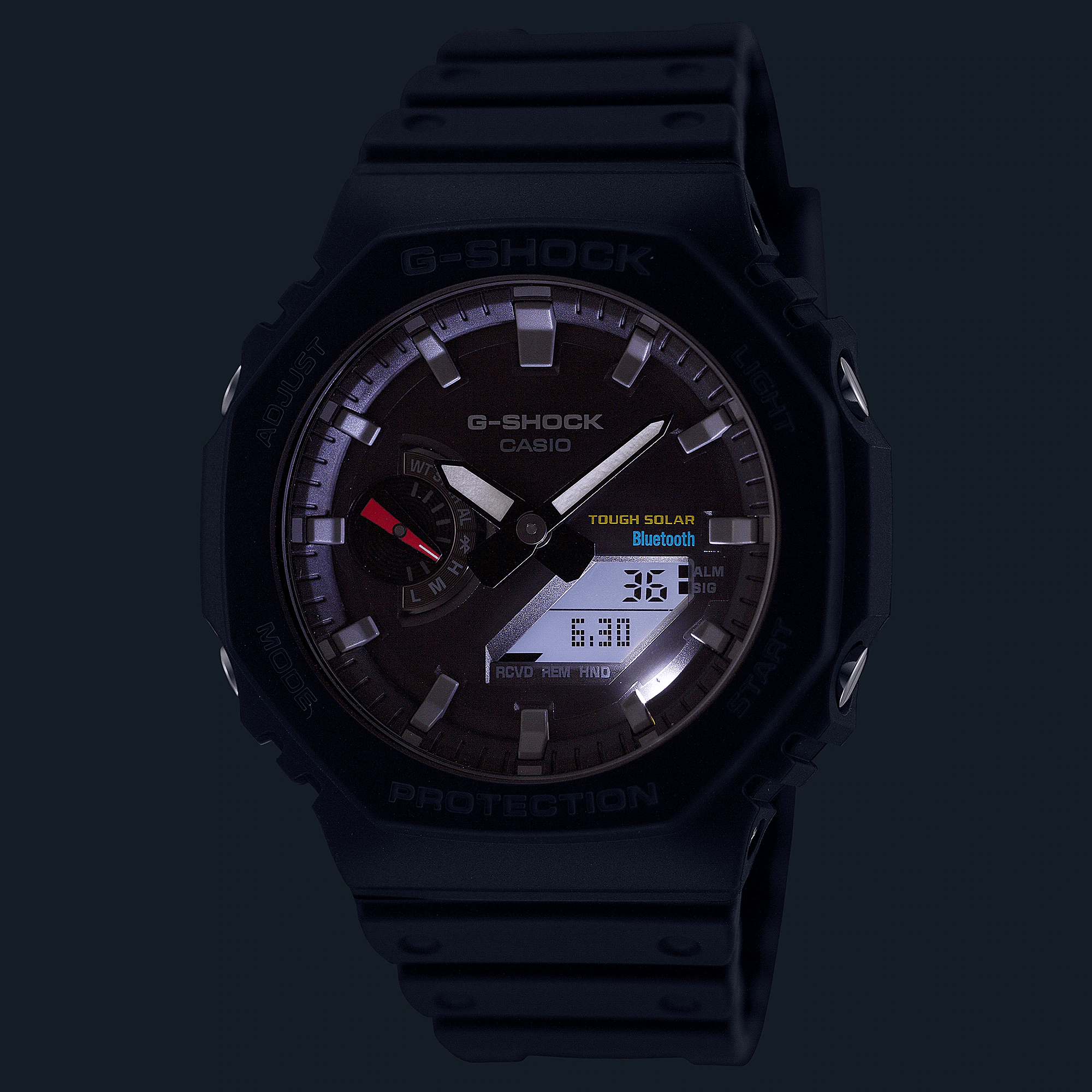 G-Shock Analog-Digital Bluetooth Solar Black Men's Watch GAB2100-1A