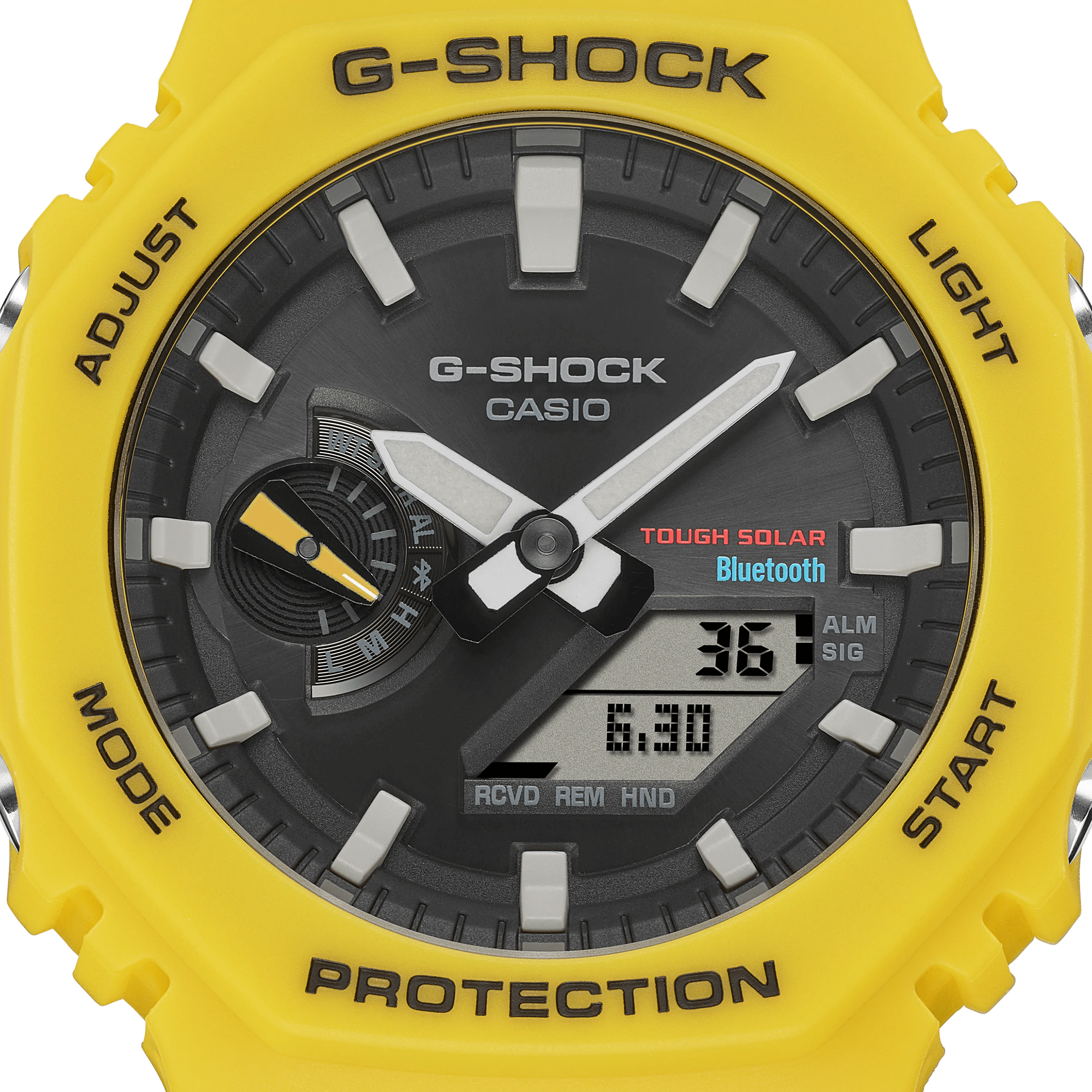 G-Shock Analog-Digital Bluetooth Solar Yellow Men's Watch GAB2100C-9A