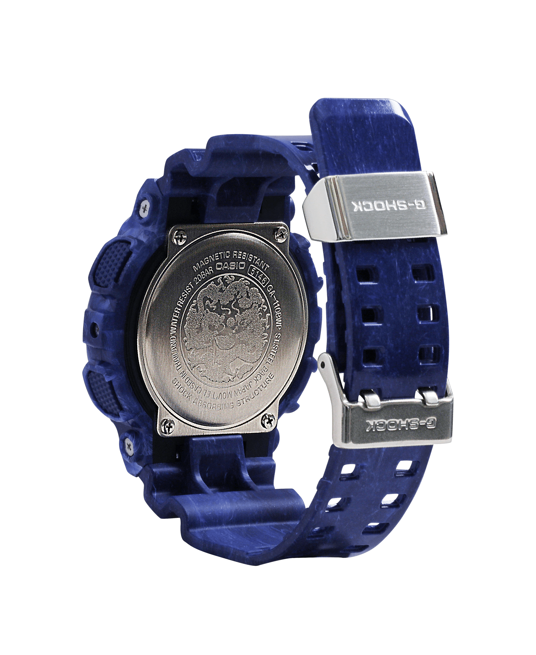 G-Shock Analog-Digital Blue-White Limited Edition Men's Watch GA110BWP-2A
