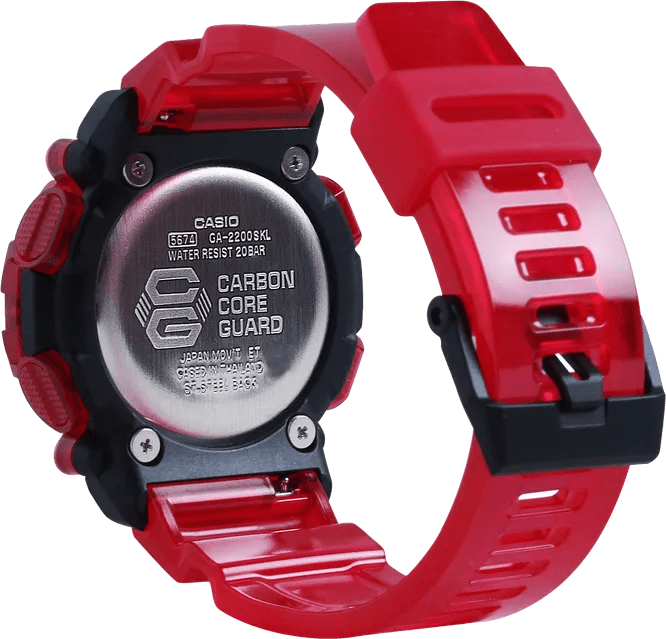 G-Shock Analog-Digital Limited Edition Red Transparent Men's Watch