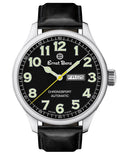 Ernst Benz Chronosport 47mm Black Dial Green Numeral Markers Men's Automatic Watch GC10211