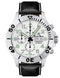 Ernst Benz Chronodiver 47mm White Dial Black Leather Band Men's Watch GC10722