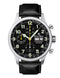 Ernst Benz Chronoscope 44mm Black Leather Band Men's Automatic Watch GC40111