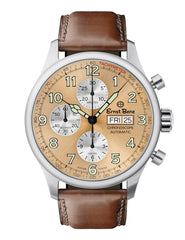 Ernst Benz Chronoscope Chronograph Sunburst Dial 44mm Swiss Made Men's Watch GC40113