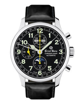 Ernst Benz Chronolunar 44mm Swiss Automatic GMT Moonphase Chronograph Men's Watch GC40311