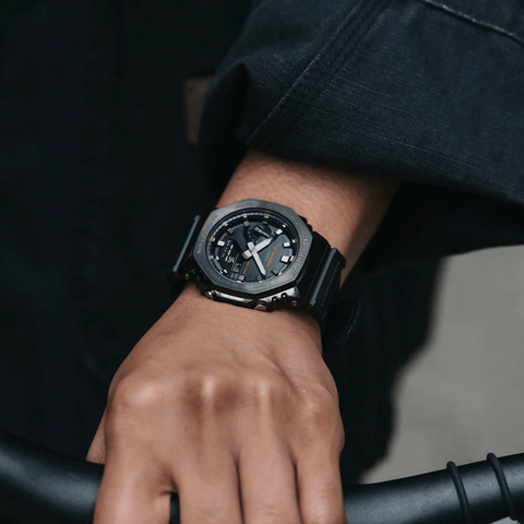 G-Shock Analog-Digital Black Fabric Strap Men's Watch GM2100CB-1A