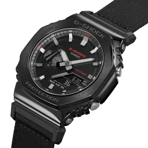 G-Shock Analog-Digital Black Fabric Strap Men's Watch GM2100CB-1A