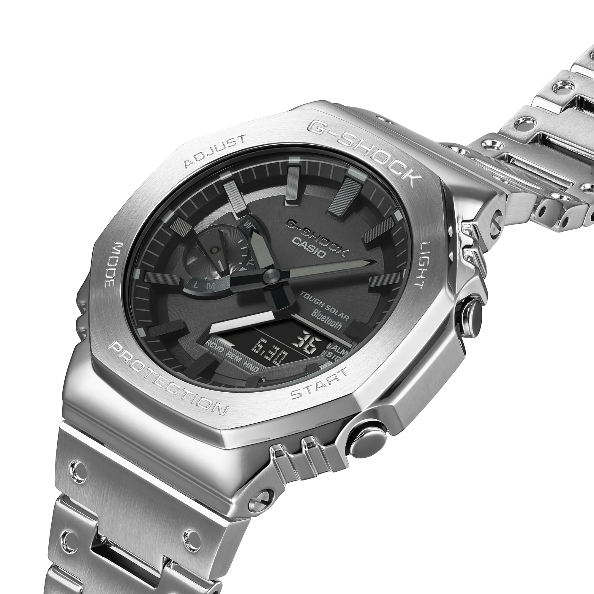 G-Shock Analog-Digital Full Metal Silver Men's Watch GMB2100D-1A