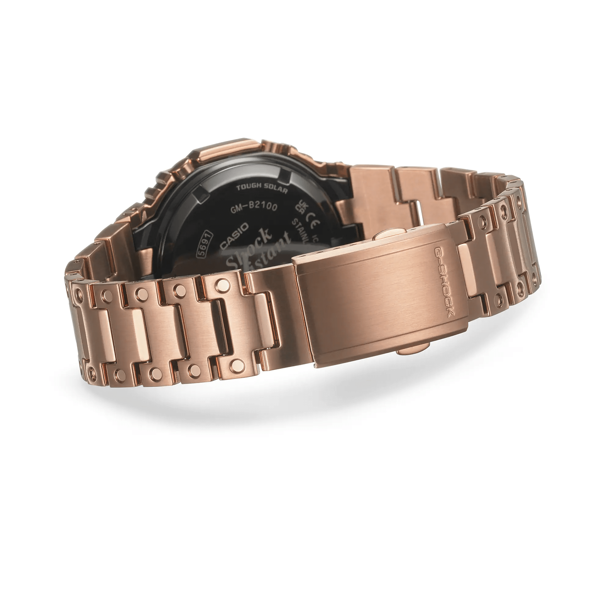 GShock AnalogDigital Full Metal Rose Gold IP Men's Watch GMB2100GD5 Time Machine Plus