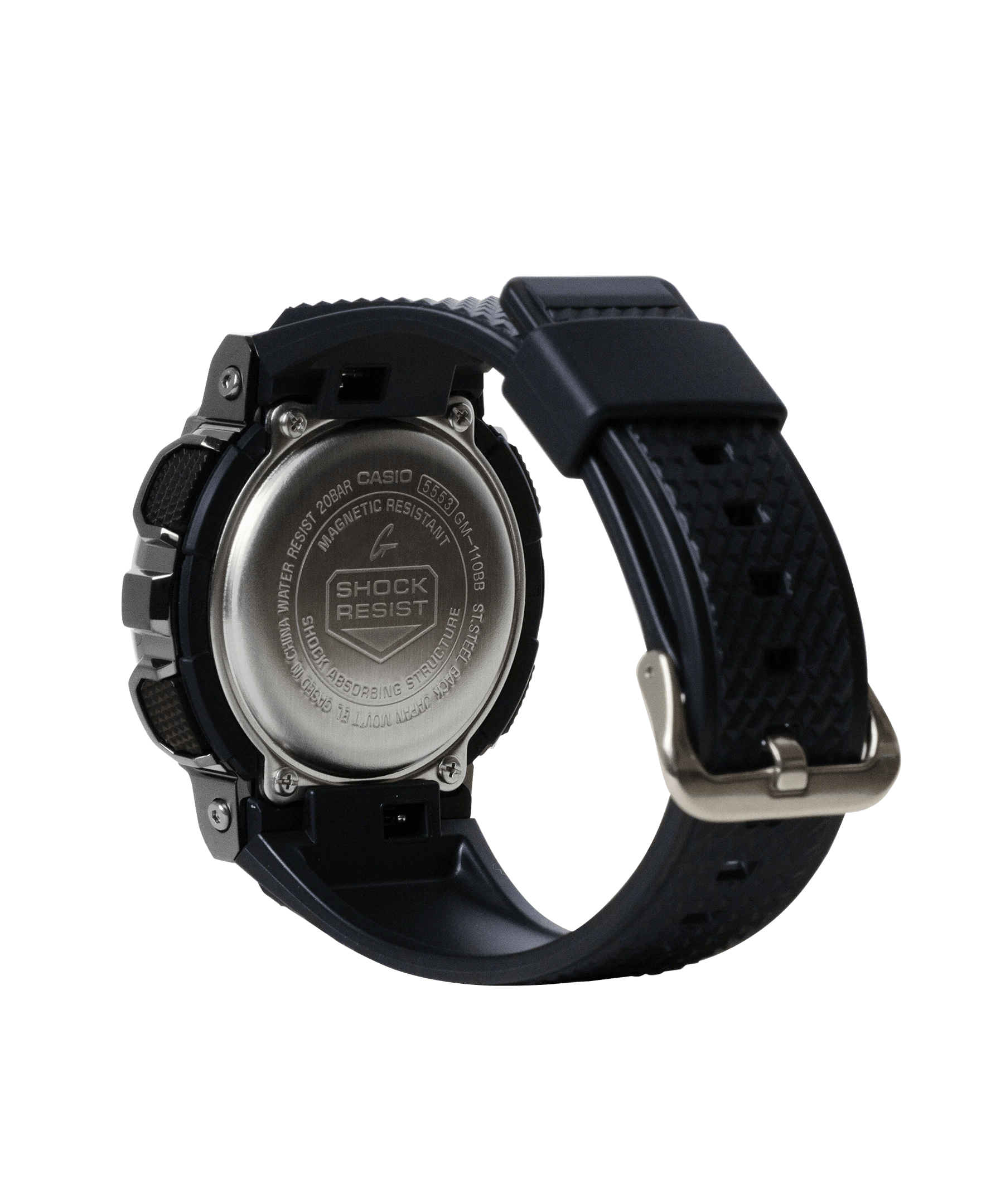 G-Shock Analog-Digital Black IP Men's Watch GM110BB-1A