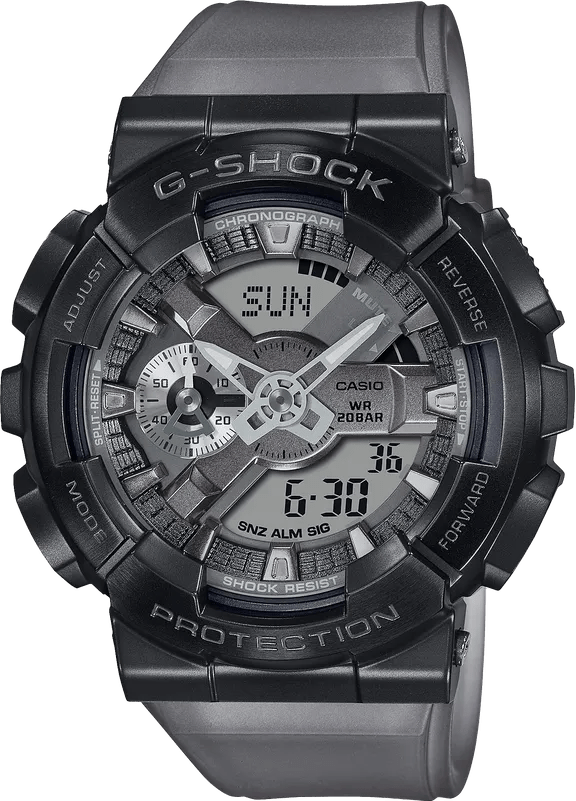 G-Shock Analog-Digital Limited Edition Black Transparent Strap Men's Watch GM110MF-1A