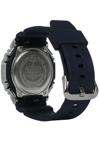 G-Shock Analog-Digital Black Strap Silver Bezel Men's Watch GM2100-1A