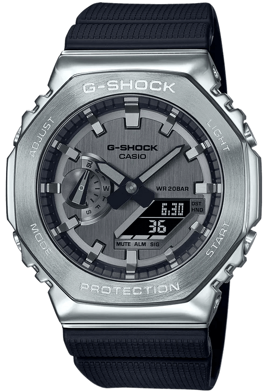 G-Shock G-STEEL Black Dial Black Rubber Strap Men's Watch GBM2100-1A