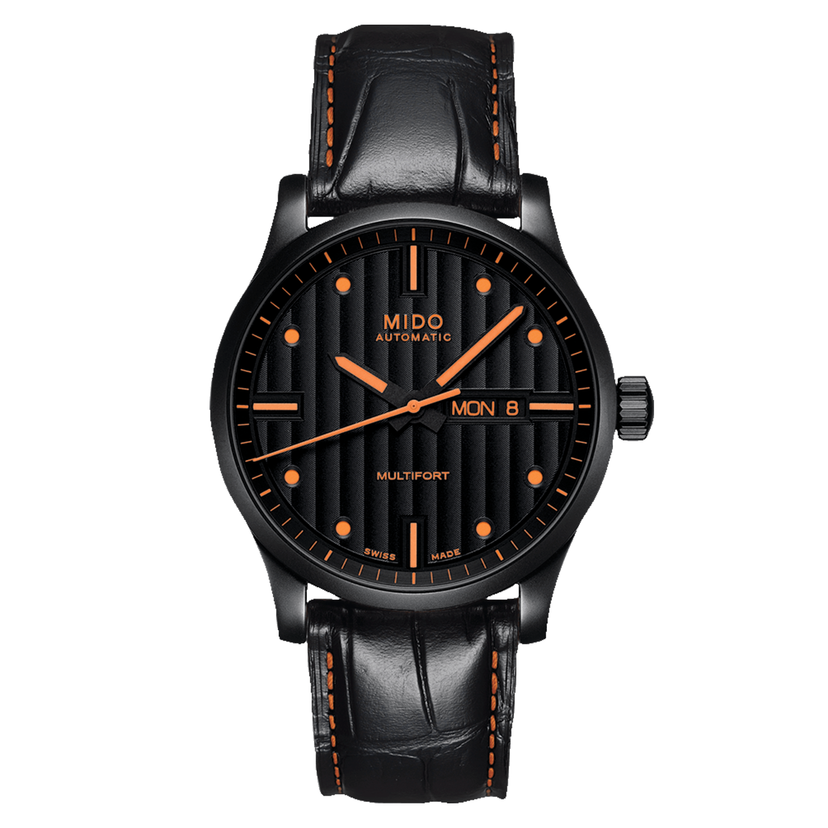 Mido Multifort Special Edition Black PVD Case Men's Watch M0054303605180