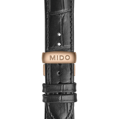 Mido Commander Gradient Rose Gold PVD Skeleton Dial Men's Watch M0214073641100