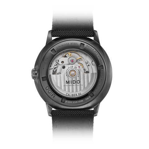 Mido Commander Gradient Black PVD Skeleton Dial Men's Watch M0214073741100