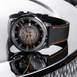 Mido Commander Gradient Black PVD Skeleton Dial Men's Watch M0214073741100