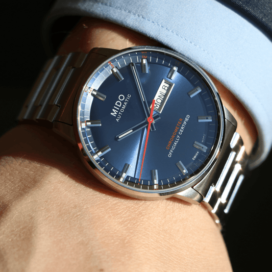 Mido Commander Chronometer Blue Dial Men's Watch M0214311104100