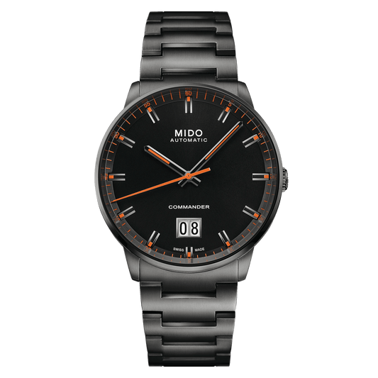 Mido Commander Big Date Black PVD Steel Men's Watch M0216263305100