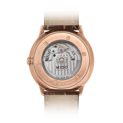 Mido Commander Big Date Rose Gold Blue Dial Men's Watch M0216263604100