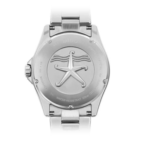 Mido Ocean Star 200 Black Dial Stainless Steel Men's Watch M0264301105100