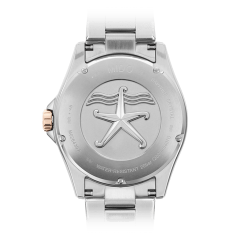 Mido Ocean Star 200 Black Dial Two-Tone Steel Men's Watch M0264302205100