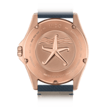 Mido Ocean Star 200 Rose Gold Blue Strap Men's Watch M0264303604100