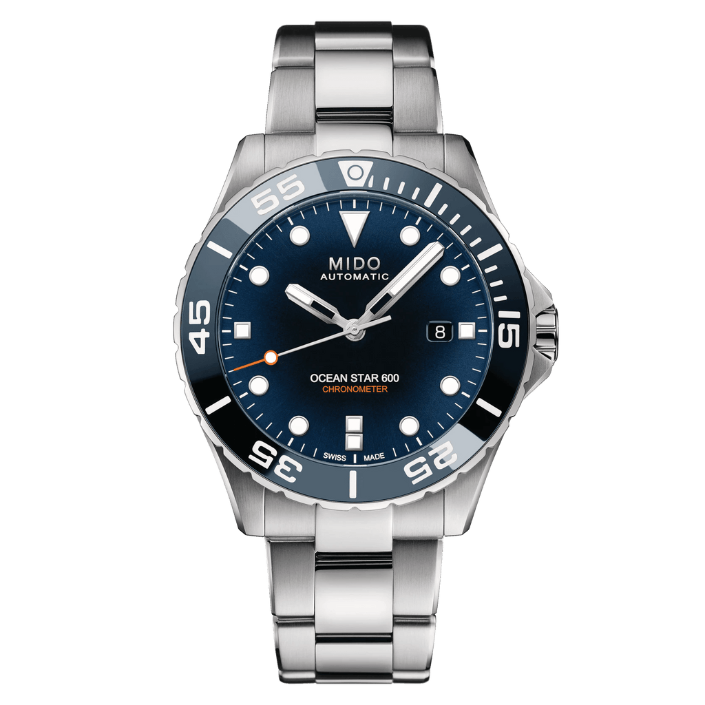Mido Ocean Star 600 Chronometer Blue Dial Men's Watch