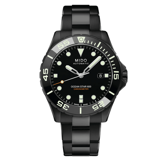 Mido Ocean Star Diver 600 Chronometer Special Edition Black Men's Watch M0266083305100