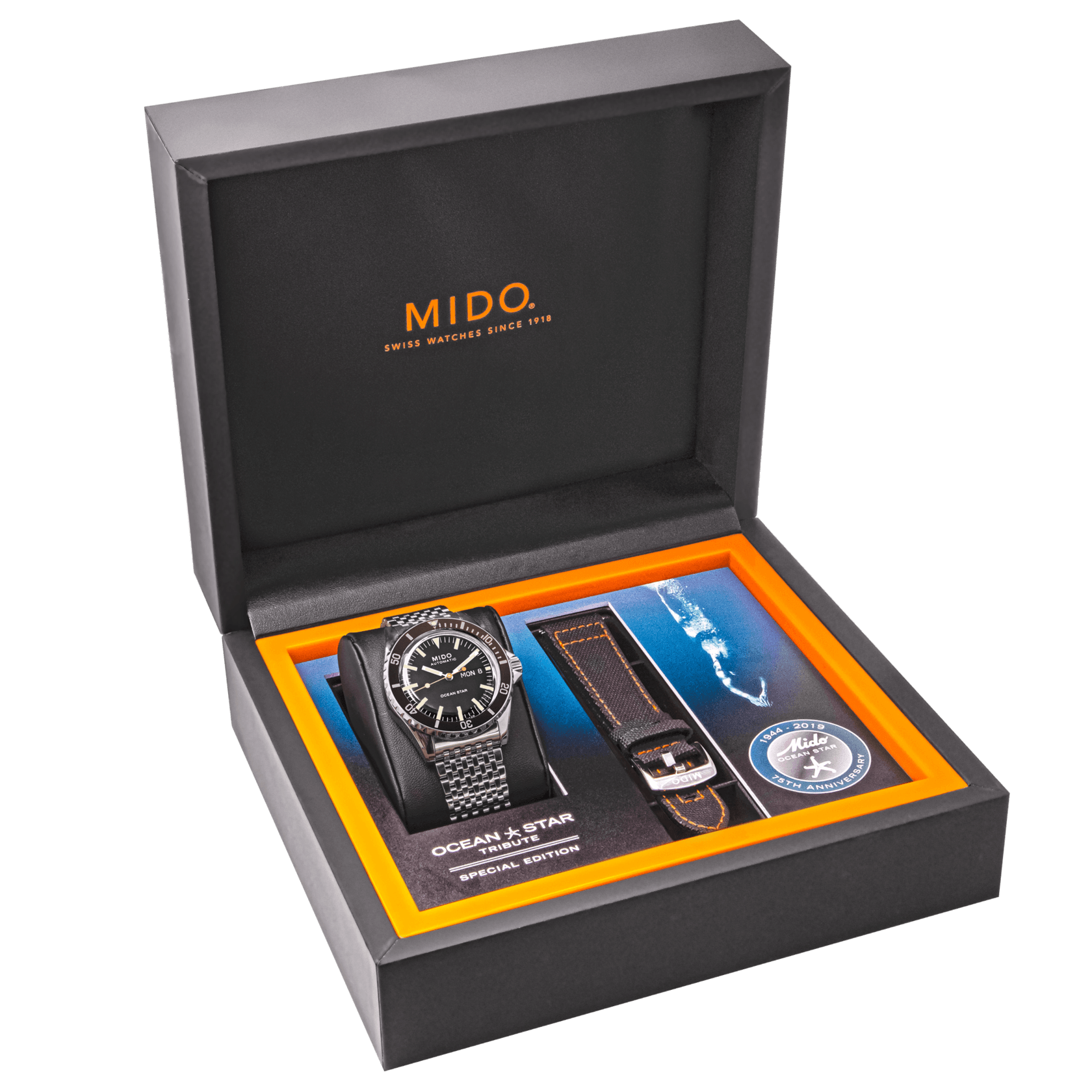 Mido Ocean Star Tribute Special Edition Black Dial Men's Watch M0268301105100