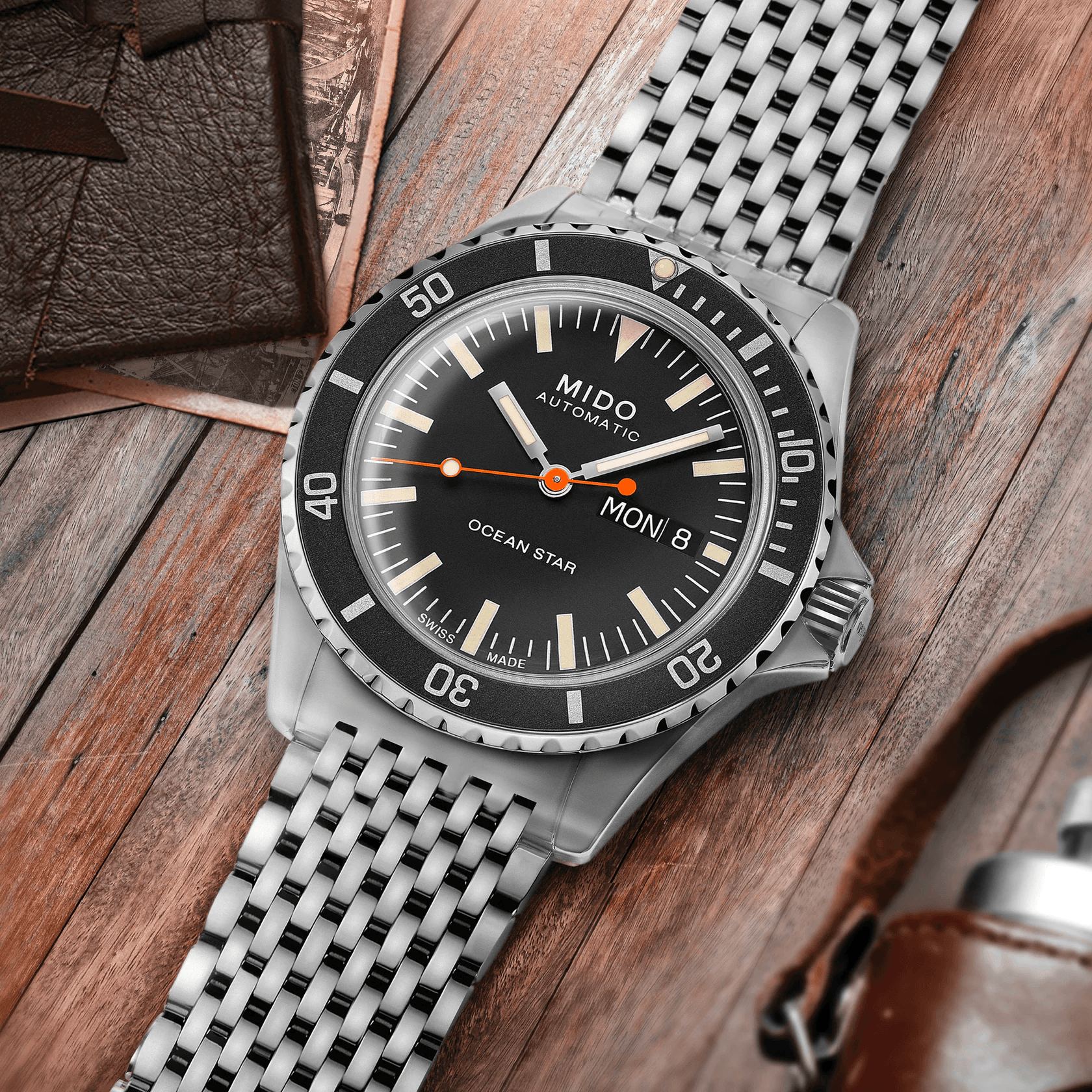 Mido Ocean Star Tribute Special Edition Black Dial Men's Watch M0268301105100