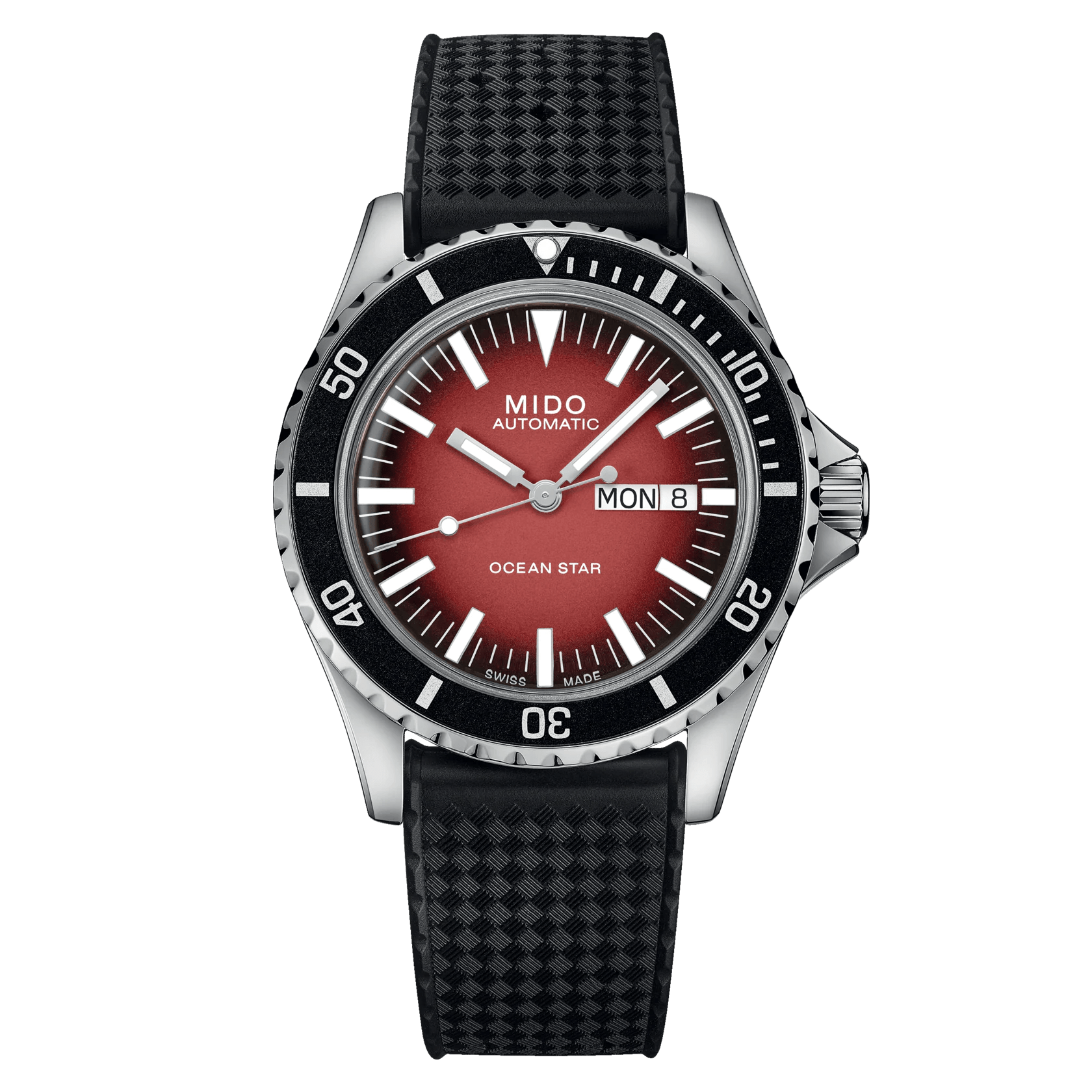 Mido Ocean Star Tribute Red Gradient Dial Men's Watch M0268301742100