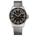 Mido Ocean Star Tribute Rose Gold Bezel Black Dial Men's Watch M0268302105100