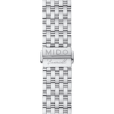 Mido Baroncelli Heritage Slim White Dial Stainless Steel Men's Watch M0274071101000