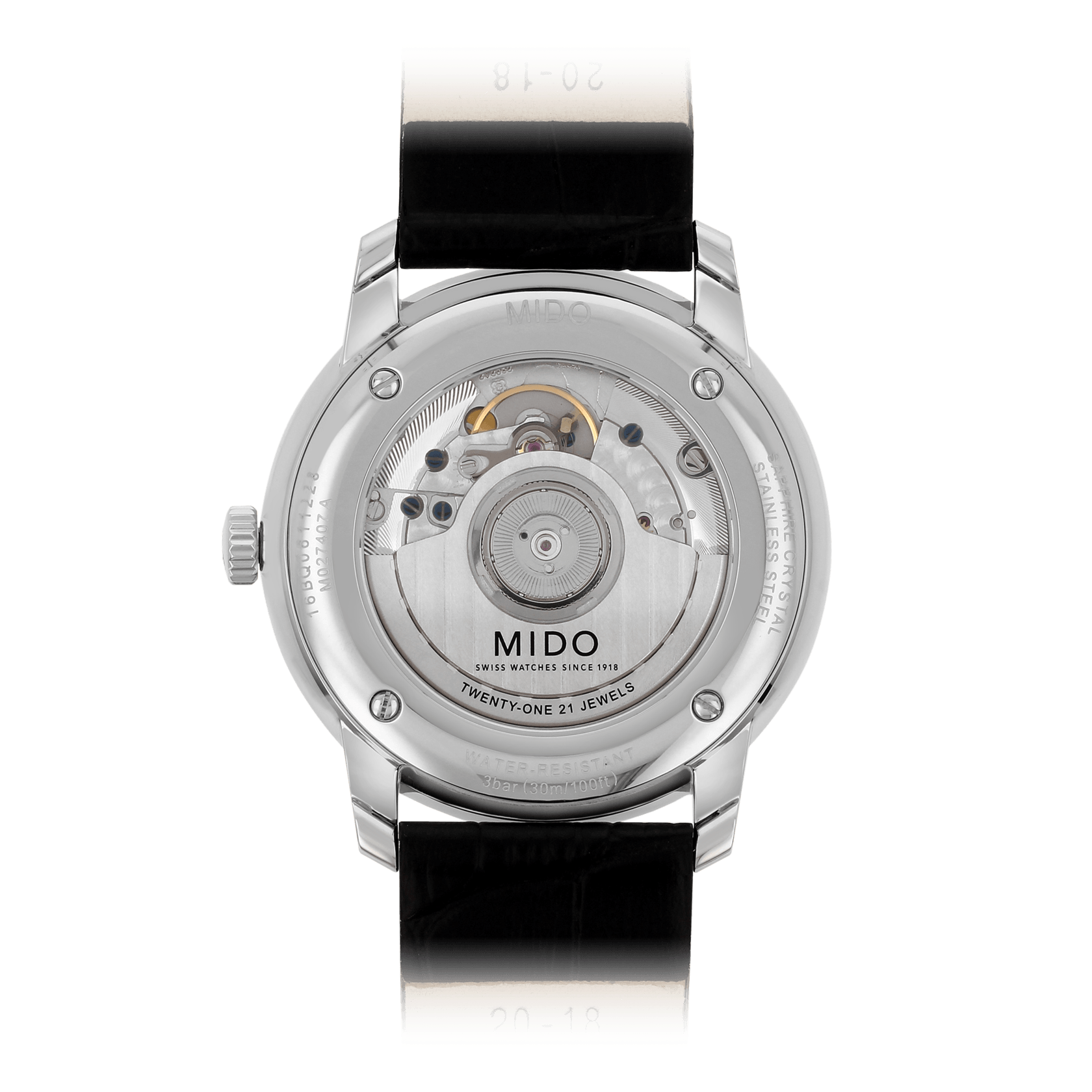 Mido Baroncelli Heritage Super Slim White Dial Men's Watch M0274071601000