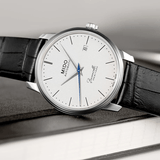 Mido Baroncelli Heritage Super Slim White Dial Men's Watch M0274071601000