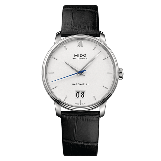 Mido Baroncelli Big Date White Dial Men's Watch M0274261601800