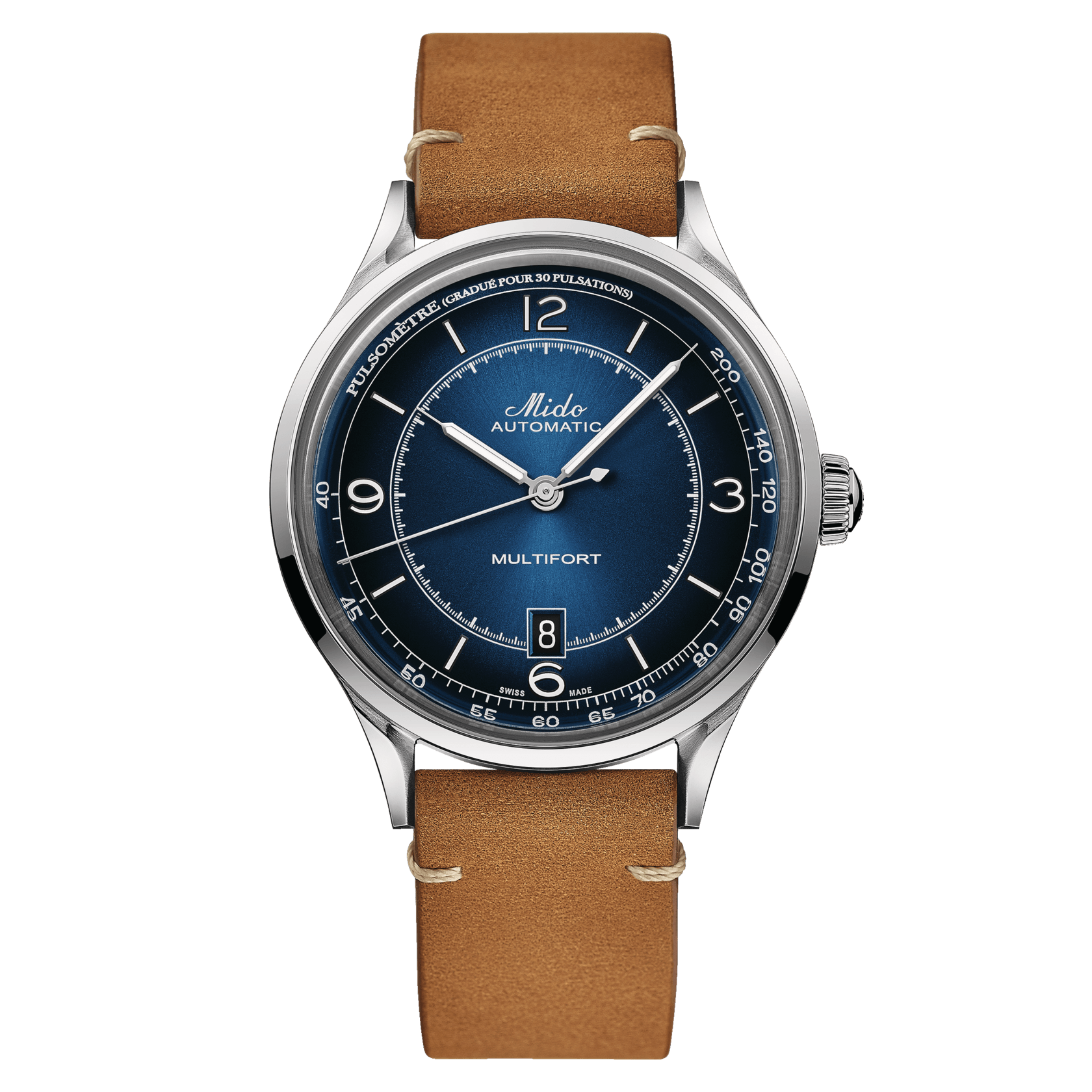 Mido Multifort Patrimony Automatic Blue Dial Men's Watch M0404071604000