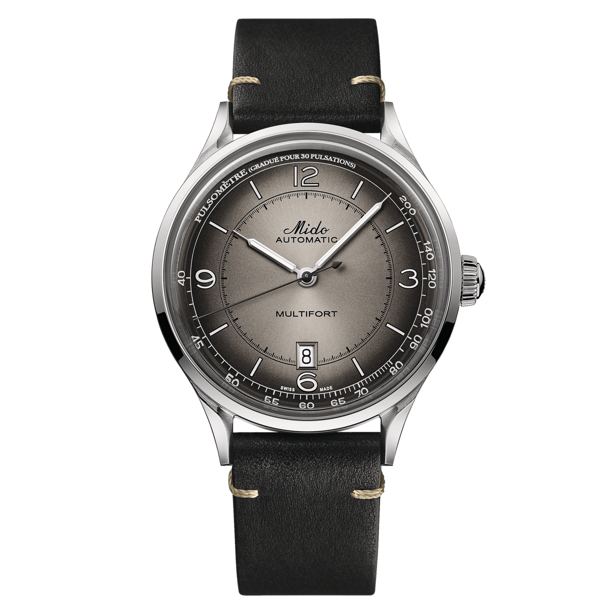 Mido Multifort Patrimony Automatic Anthracite Dial Men's Watch M0404071606000