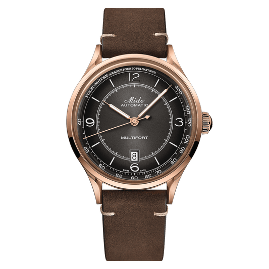 Mido Multifort Patrimony Automatic Rose Gold PVD Men's Watch M0404073606000