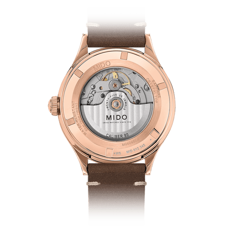 Mido Multifort Patrimony Automatic Rose Gold PVD Men's Watch M0404073606000