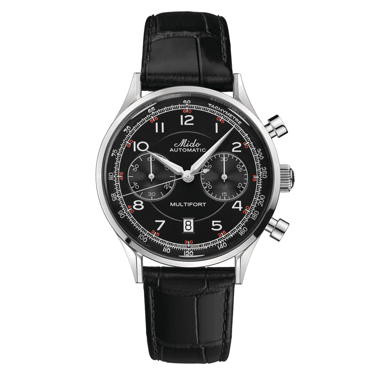Mido Multifort Patrimony Chronograph Black Dial Men's Watch M0404271605200