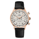 Mido Multifort Patrimony Chronograph Ivory Dial Men's Watch M0404273626200