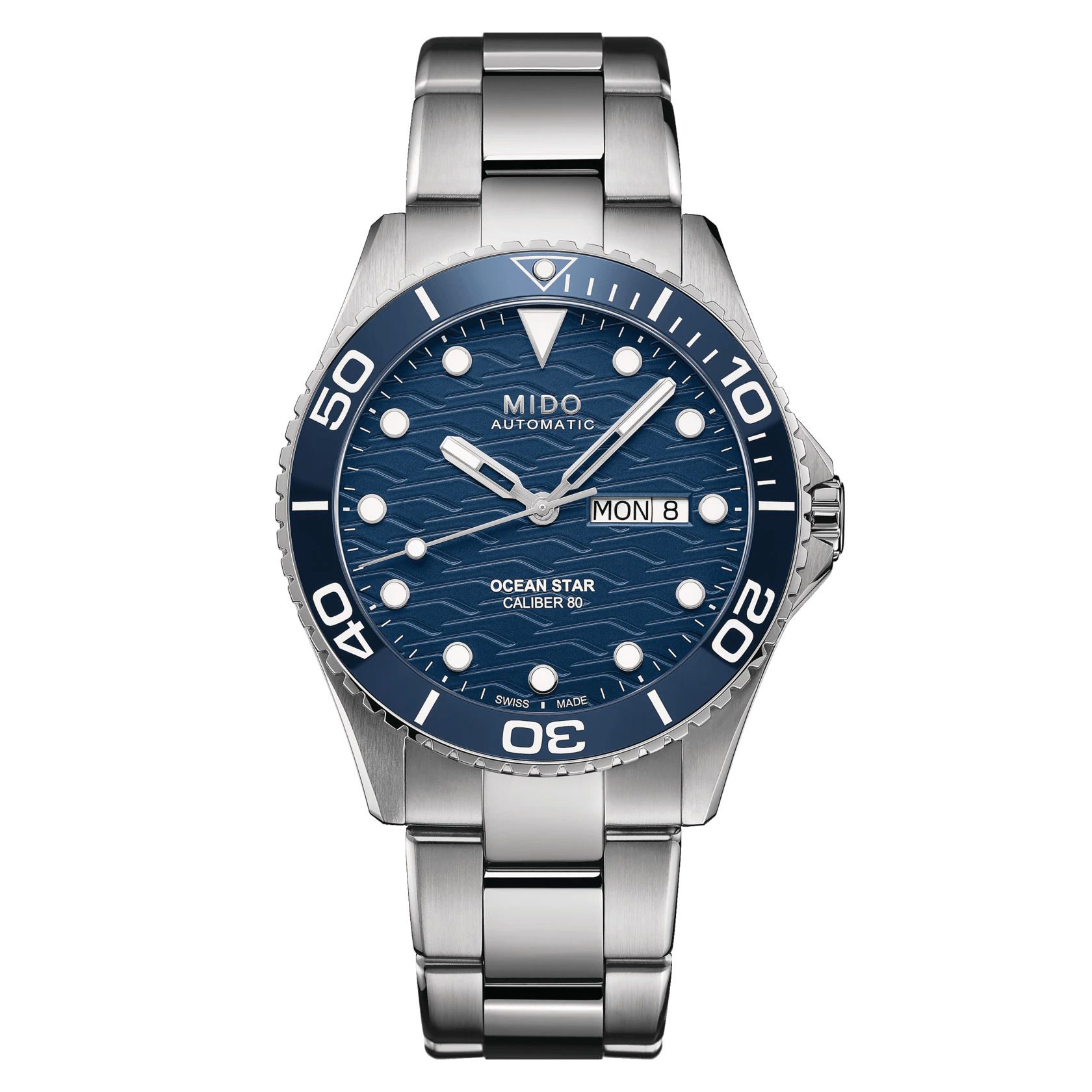 Mido Ocean Star 200C Blue Dial Stainless Steel Men's Watch M0424301104100