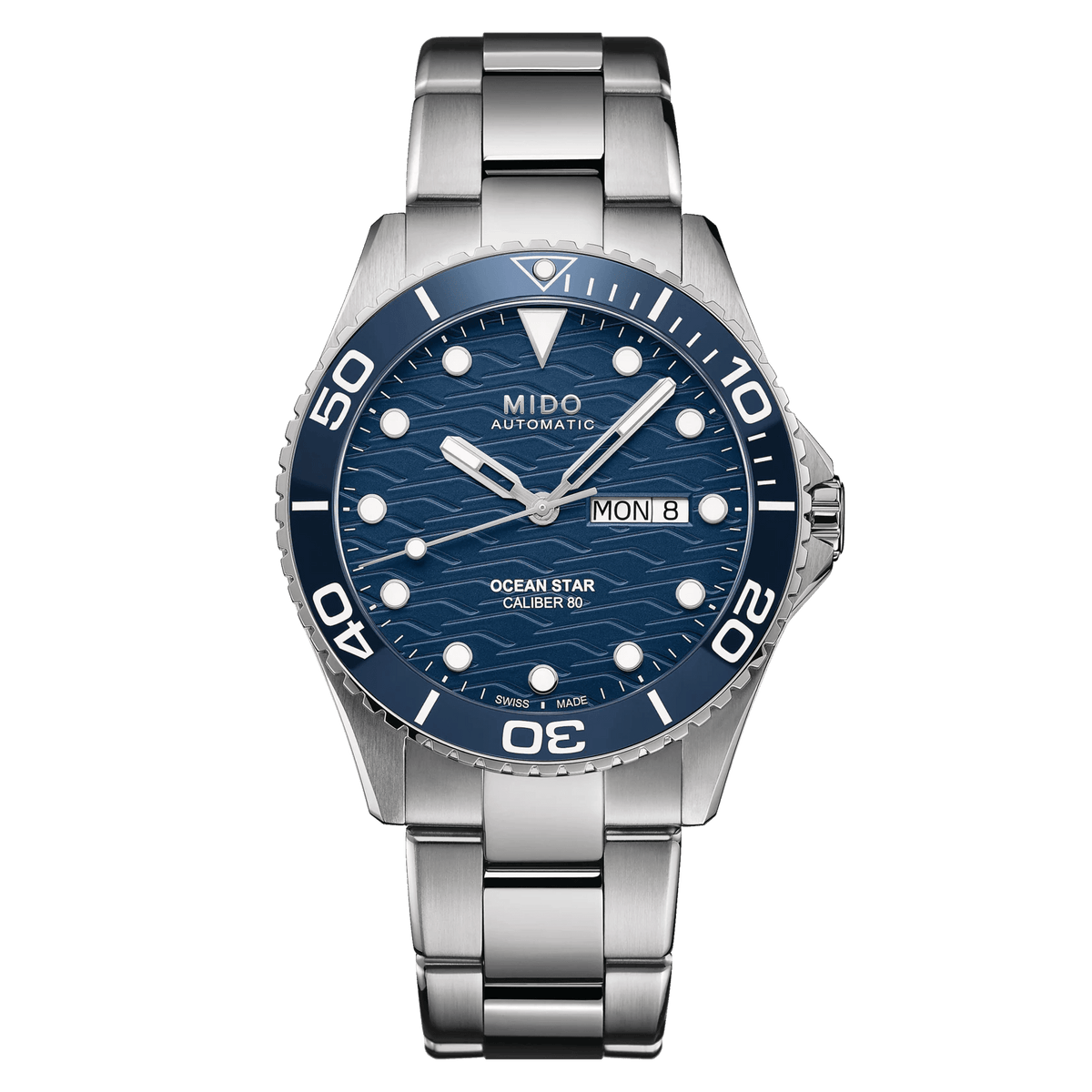 Mido Ocean Star 200C Blue Dial Stainless Steel Men's Watch M0424301104100