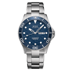 Mido Ocean Star 200C Blue Dial Stainless Steel Men's Watch M0424301104100