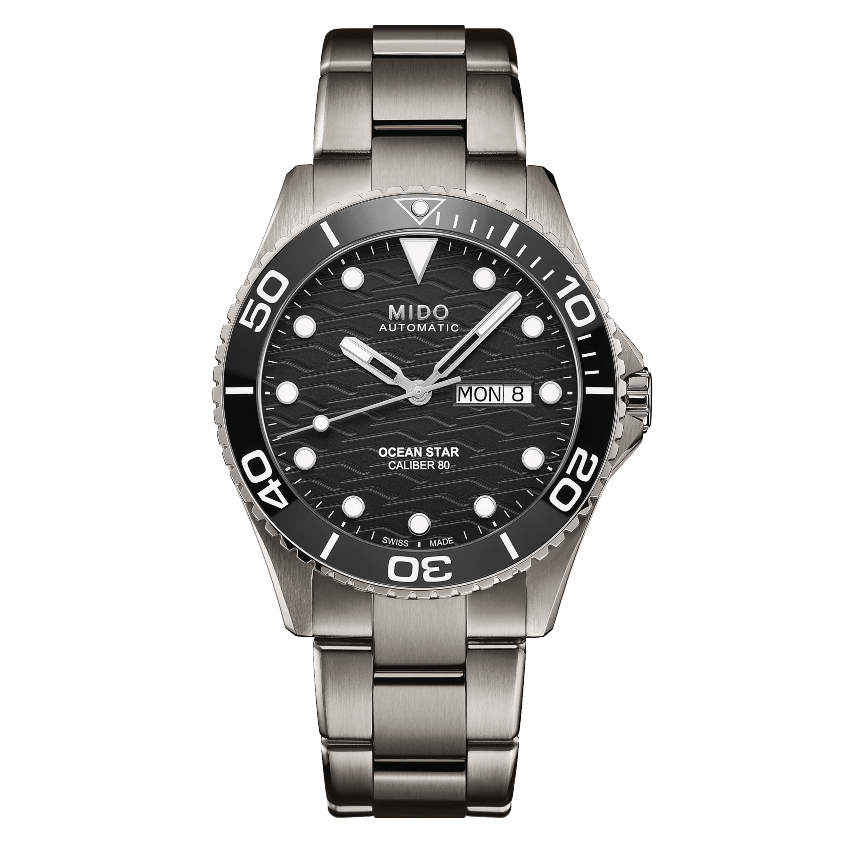 Mido Ocean Star 200C Titanium Black Dial Men's Watch M0424304405100