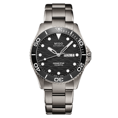 Mido Ocean Star 200C Titanium Black Dial Men's Watch M0424304405100