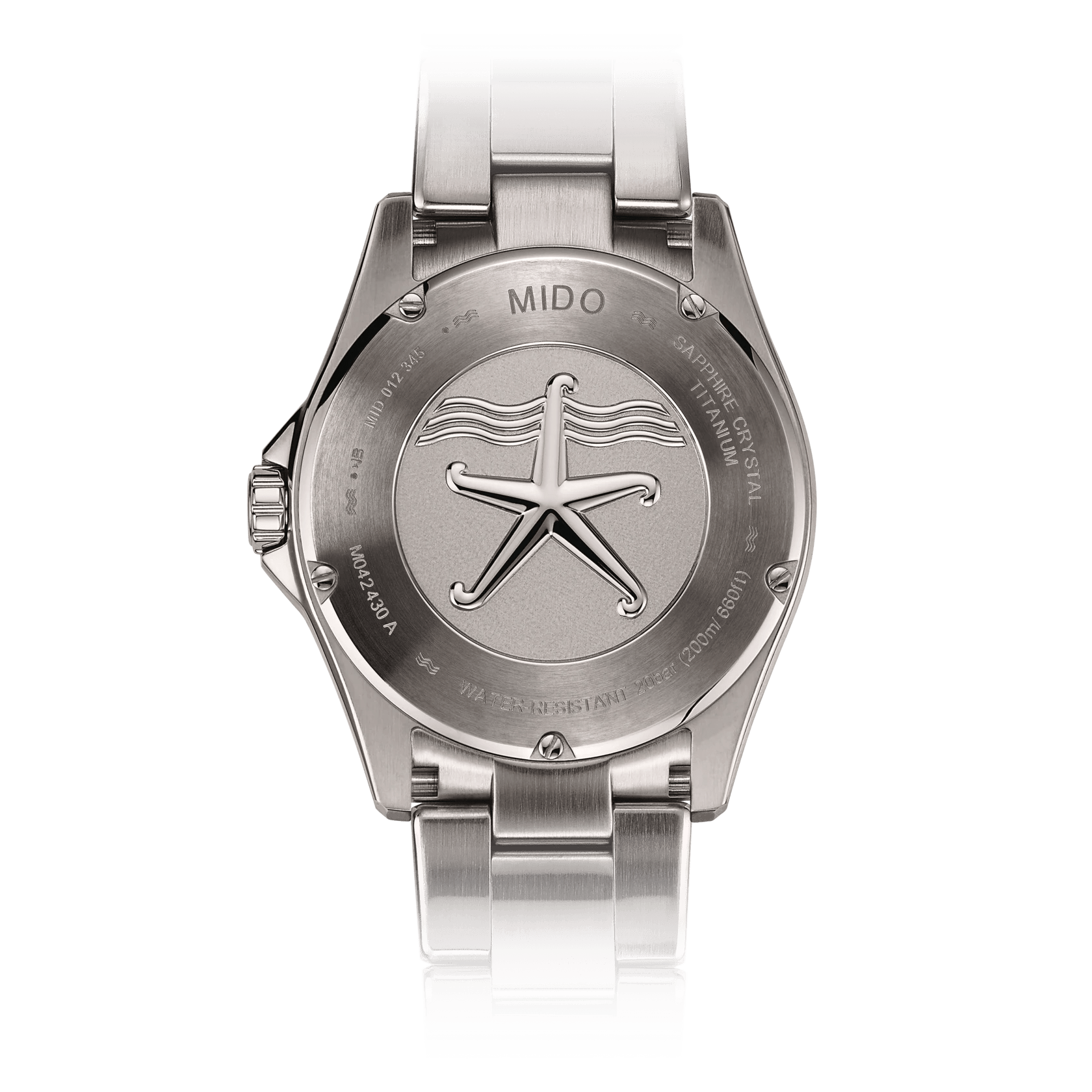 Mido Ocean Star 200C Titanium Black Dial Men's Watch M0424304405100